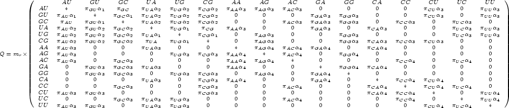 \begin{table}
{\scriptsize\begin{displaymath}
Q = m_r \times \left(
\begin{array...
...a_4 & \pi_{UC}\alpha_4 & * \\
\end{array}\right)
\end{displaymath}}
\end{table}